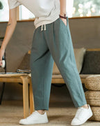 Maqiato | Men's Linen Pants - Wide Leg
