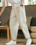 Maqiato | Men's Linen Pants - Wide Leg
