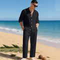 Maqiato | Men's Linen Set - Shirt & Pants