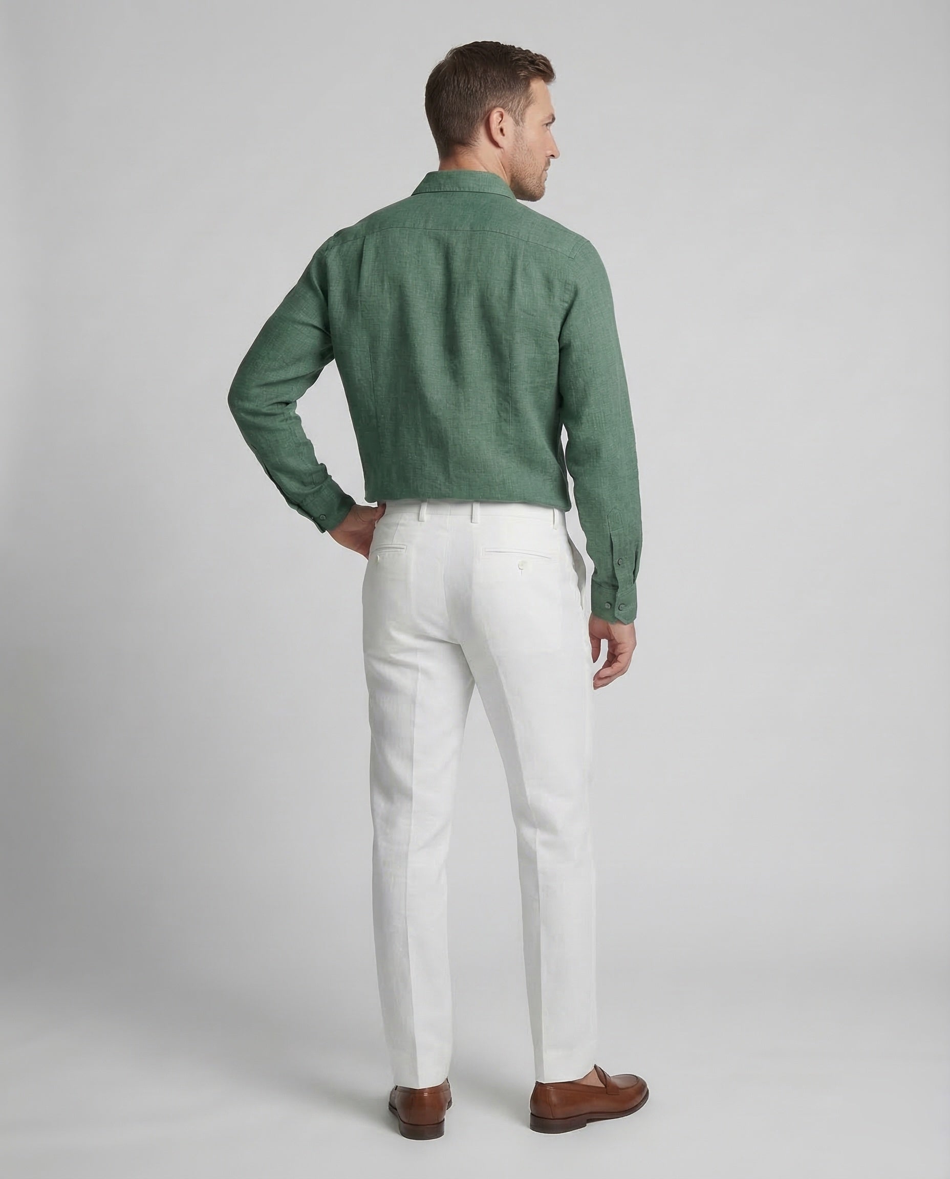 Maqiato | Men's Linen Shirt – Kent Collar