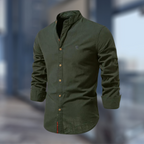 Maqiato | Men's Long Sleeve Classic Fit Polo Shirt