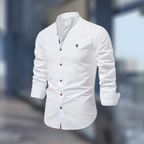 Maqiato | Men's Long Sleeve Classic Fit Polo Shirt