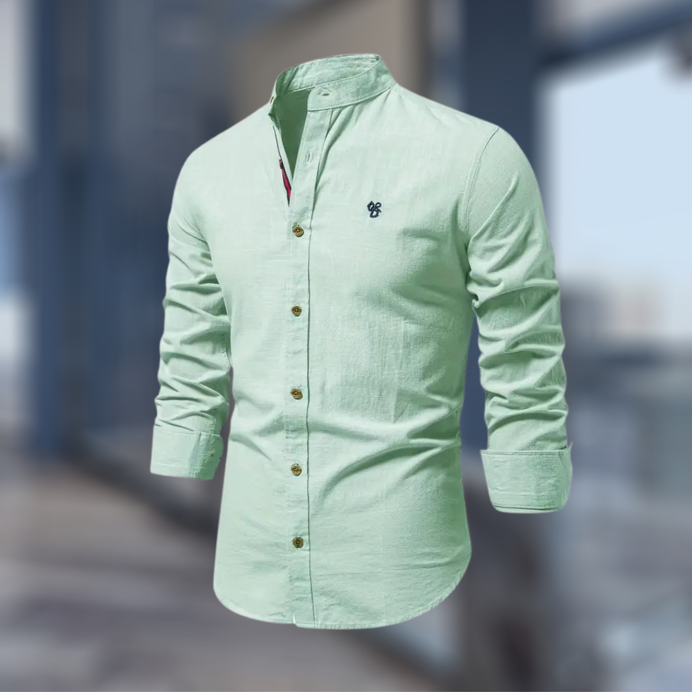 Maqiato | Men's Long Sleeve Classic Fit Polo Shirt