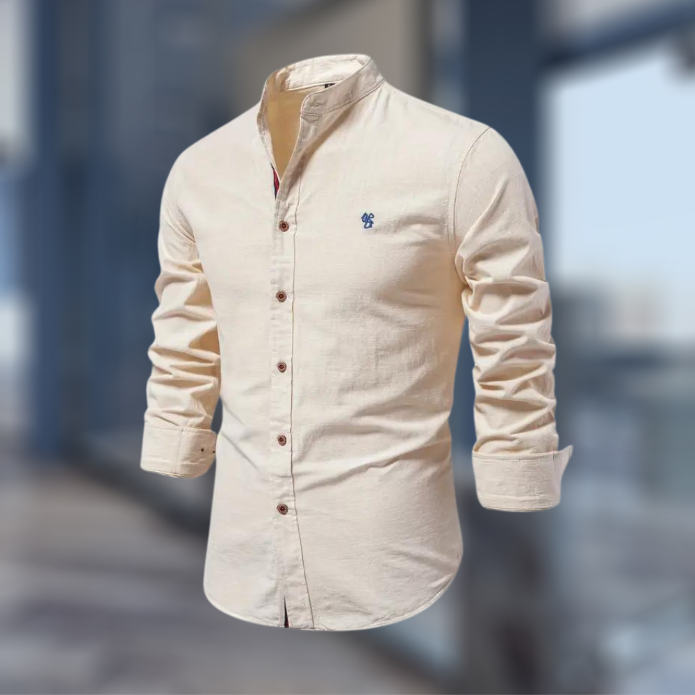 Maqiato | Men's Long Sleeve Classic Fit Polo Shirt