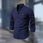 Maqiato | Men's Long Sleeve Classic Fit Polo Shirt