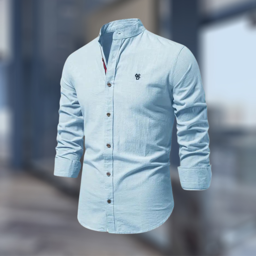 Maqiato | Men's Long Sleeve Classic Fit Polo Shirt