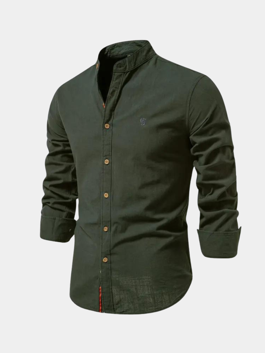 Maqiato | Men's Long Sleeve Classic Fit Polo Shirt