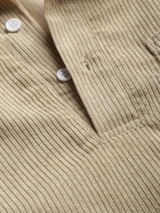 Maqiato | Men's Long Sleeve Half-Button Shirt