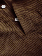 Maqiato | Men's Long Sleeve Half-Button Shirt