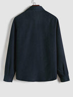 Maqiato | Men's Long Sleeve Half-Button Shirt