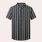 Maqiato | Men's Long Sleeve Striped Shirt