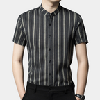Maqiato | Men's Long Sleeve Striped Shirt