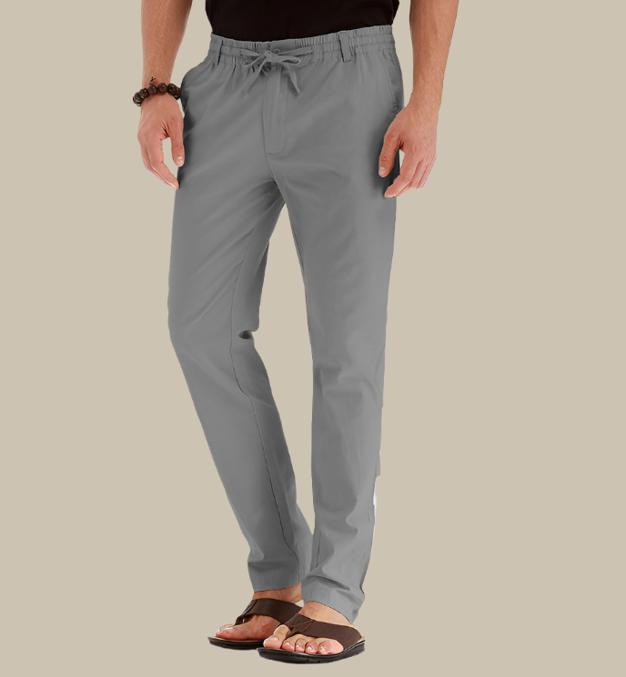 Maqiato | Men's Loose Fit Cotton Trousers