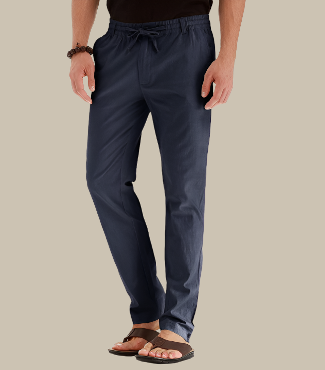 Maqiato | Men's Loose Fit Cotton Trousers