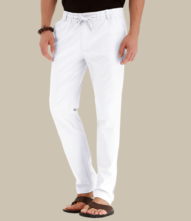 Maqiato | Men's Loose Fit Cotton Trousers