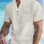 Maqiato | Men's Mandarin Collar Shirt