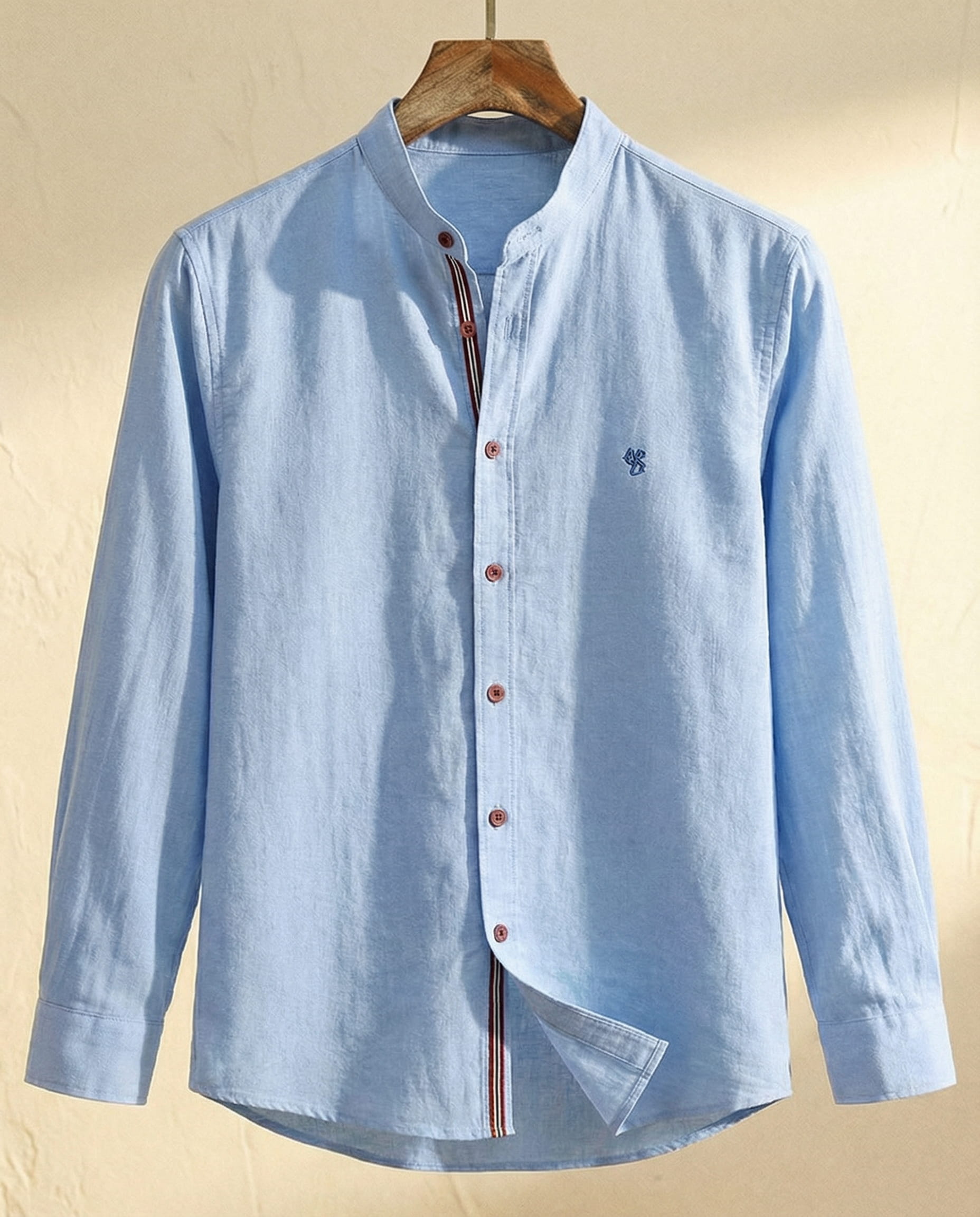 Maqiato | Men's Mandarin Collar Shirt