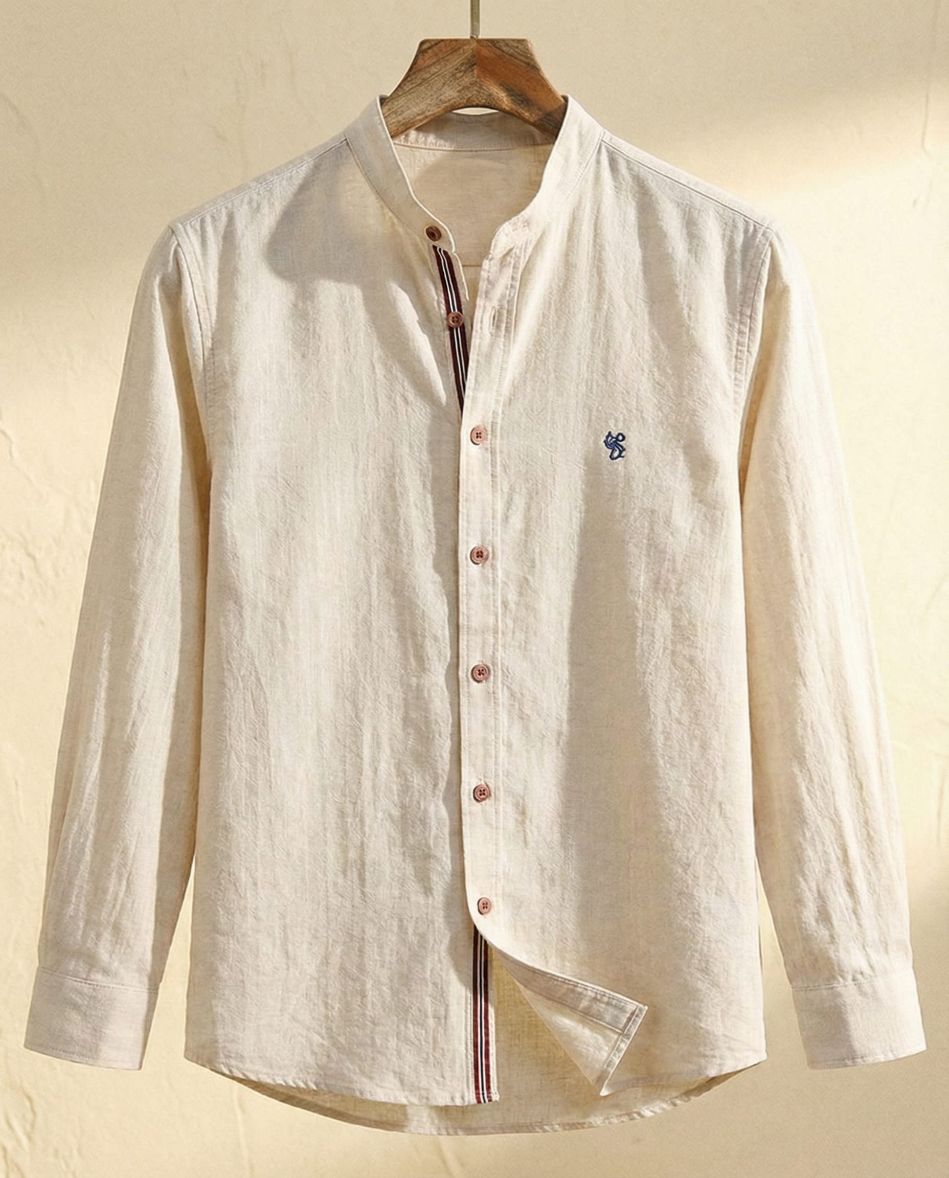 Maqiato | Men's Mandarin Collar Shirt