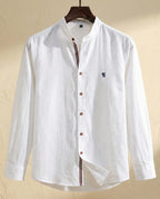Maqiato | Men's Mandarin Collar Shirt