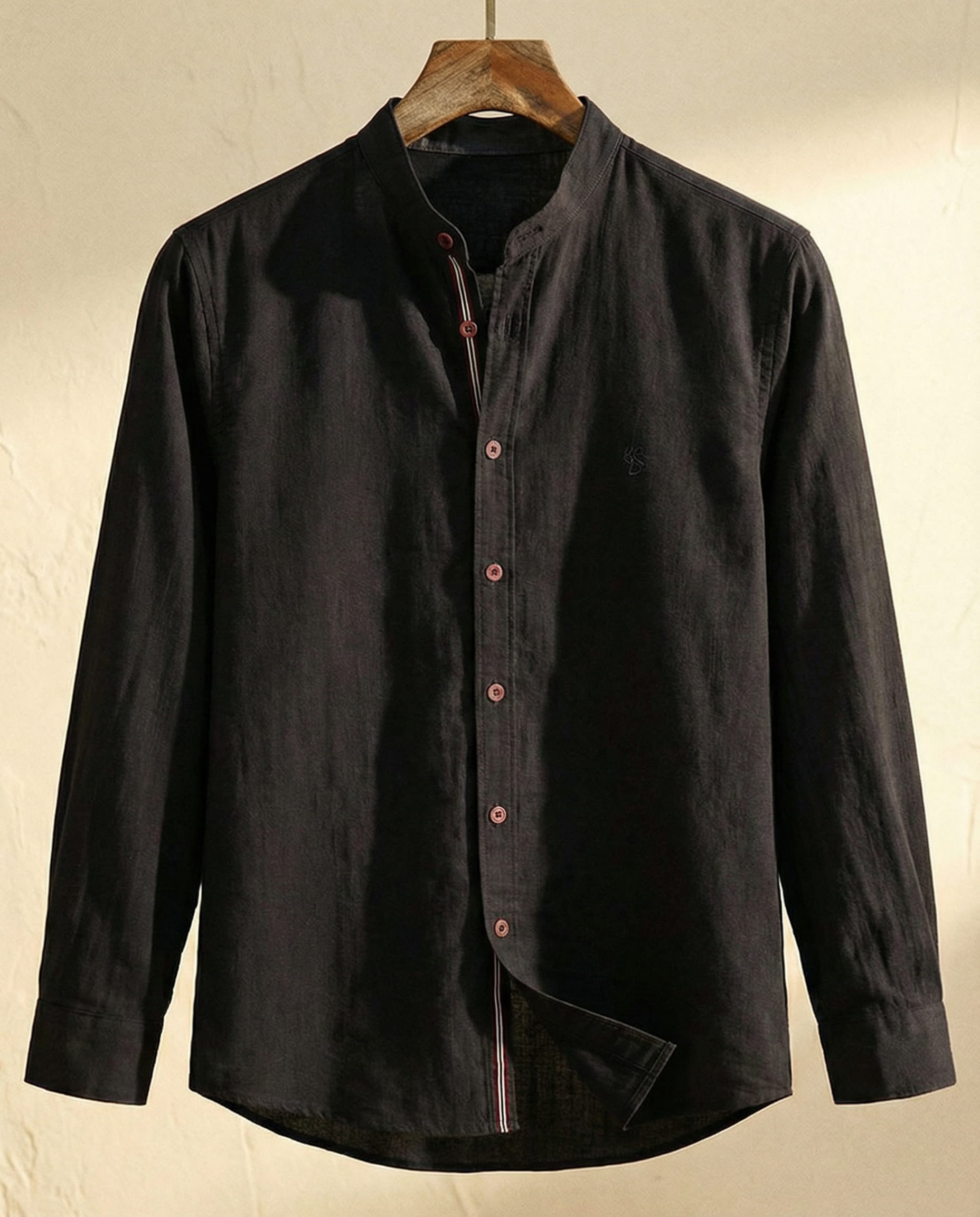 Maqiato | Men's Mandarin Collar Shirt