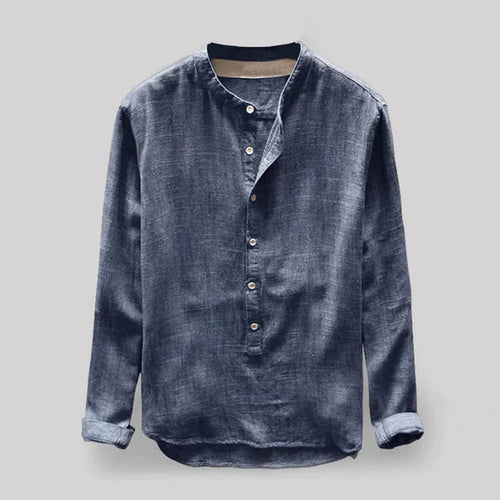 Maqiato | Men's Mandarin Collar Shirt