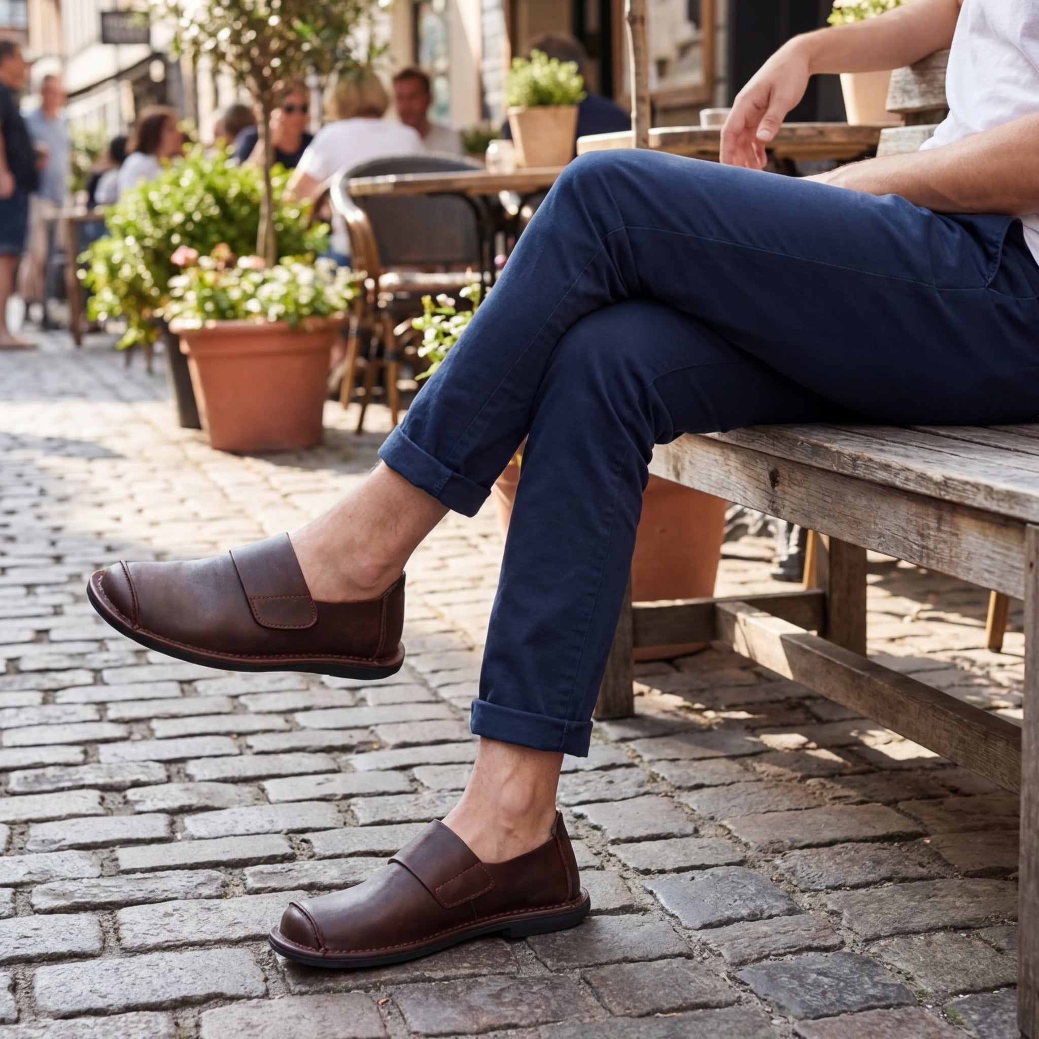 Maqiato | Men's Minimal Strap Loafers