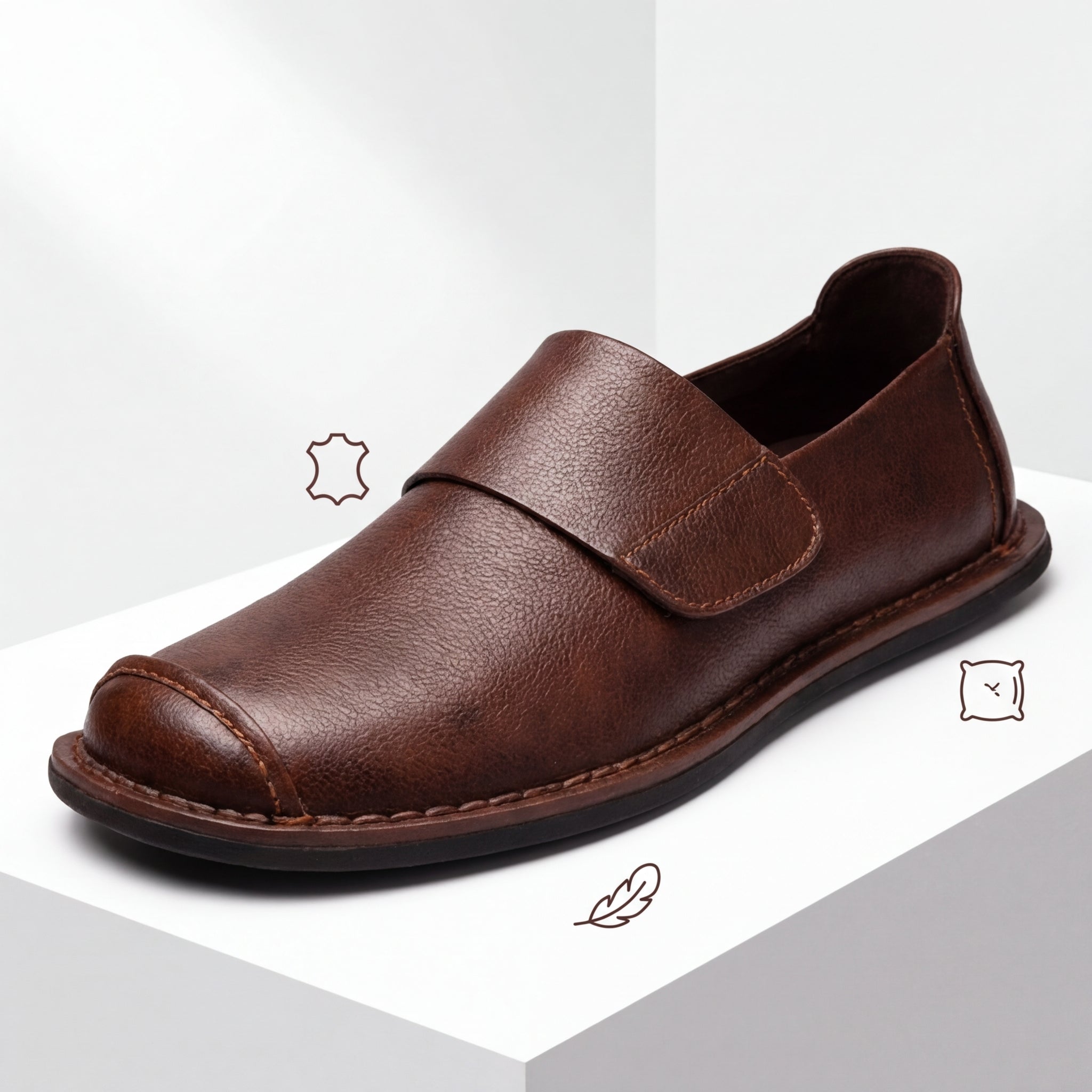 Maqiato | Men's Minimal Strap Loafers