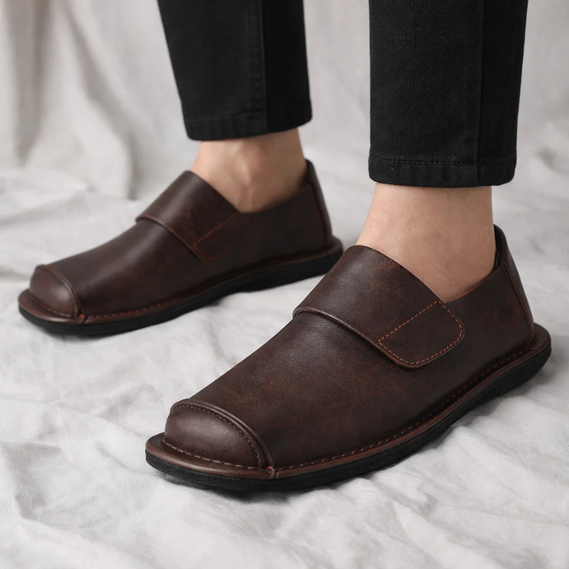 Maqiato | Men's Minimal Strap Loafers