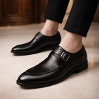 Maqiato | Men's Monk Strap Buckle Dress Shoes