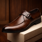 Maqiato | Men's Monk Strap Buckle Dress Shoes