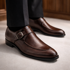 Maqiato | Men's Monk Strap Buckle Dress Shoes