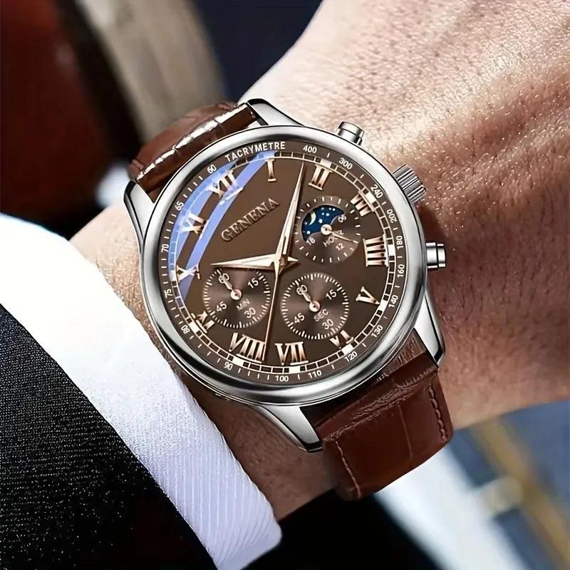 Maqiato | Men's Moon Phase Watch