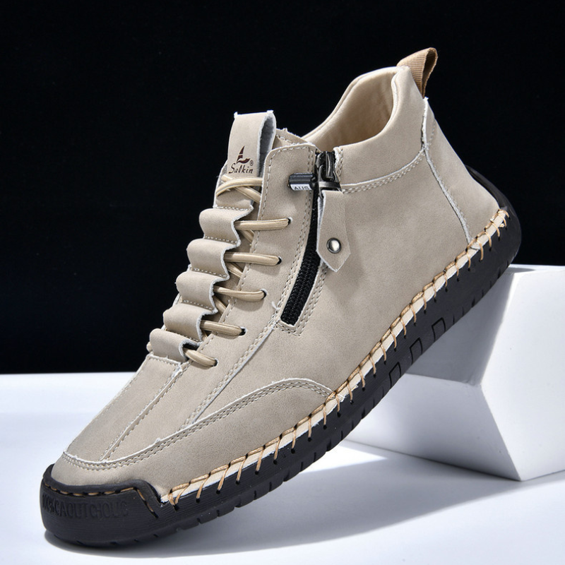 Maqiato | Men's Nubuck Zip Shoes