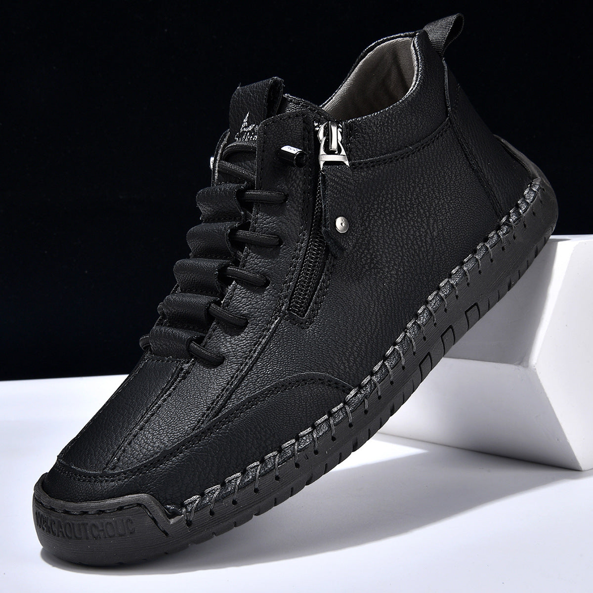 Maqiato | Men's Nubuck Zip Shoes