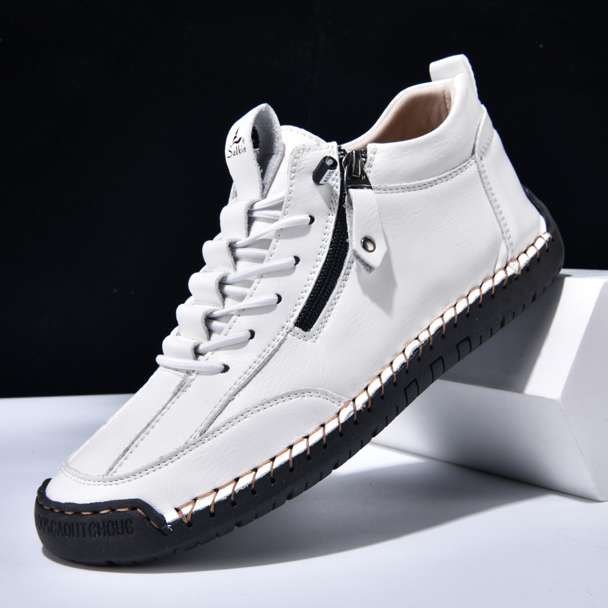 Maqiato | Men's Nubuck Zip Shoes