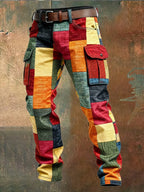 Maqiato | Men's Patchwork Cargo Pants