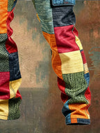 Maqiato | Men's Patchwork Cargo Pants