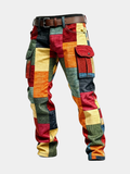 Maqiato | Men's Patchwork Cargo Pants