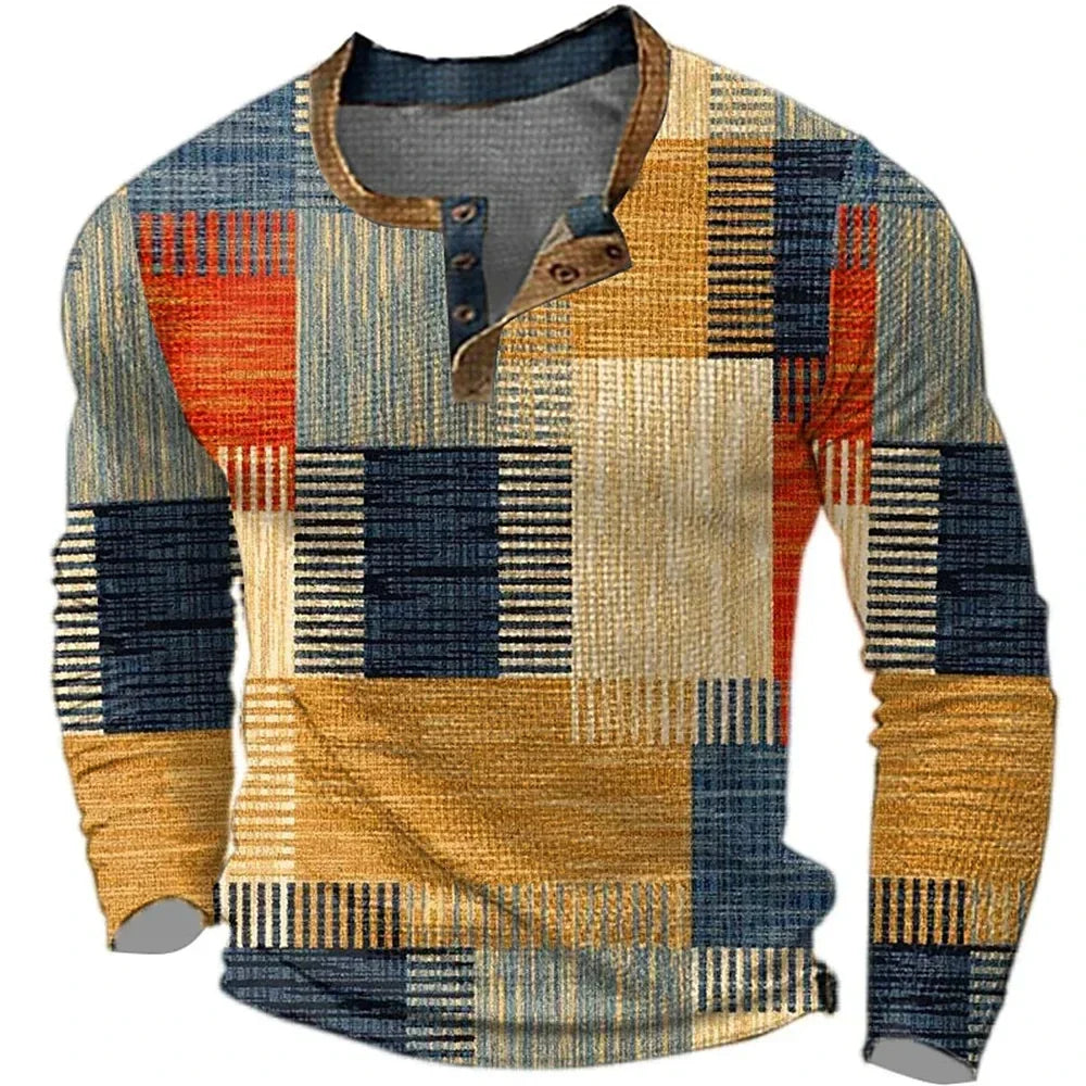 Maqiato | Men's Patchwork Shirt