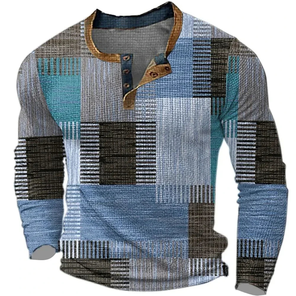 Maqiato | Men's Patchwork Shirt