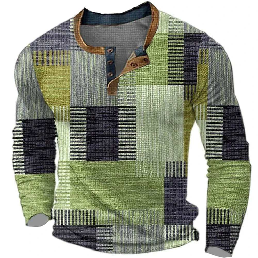 Maqiato | Men's Patchwork Shirt