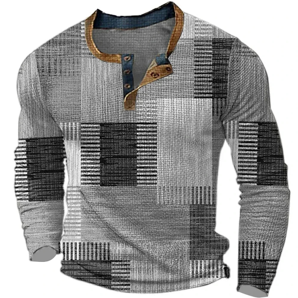 Maqiato | Men's Patchwork Shirt