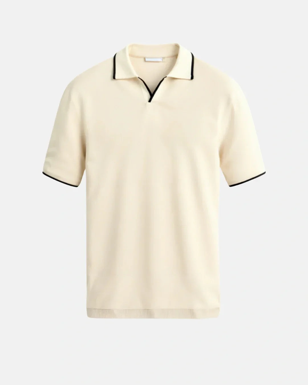 Maqiato | Men's Piqué Polo Shirt with Contrast Trim