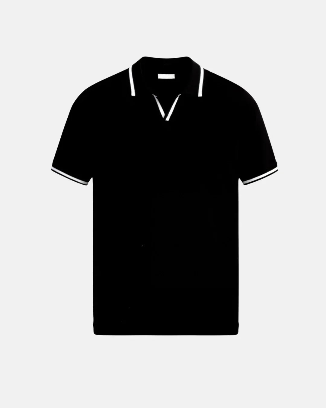 Maqiato | Men's Piqué Polo Shirt with Contrast Trim