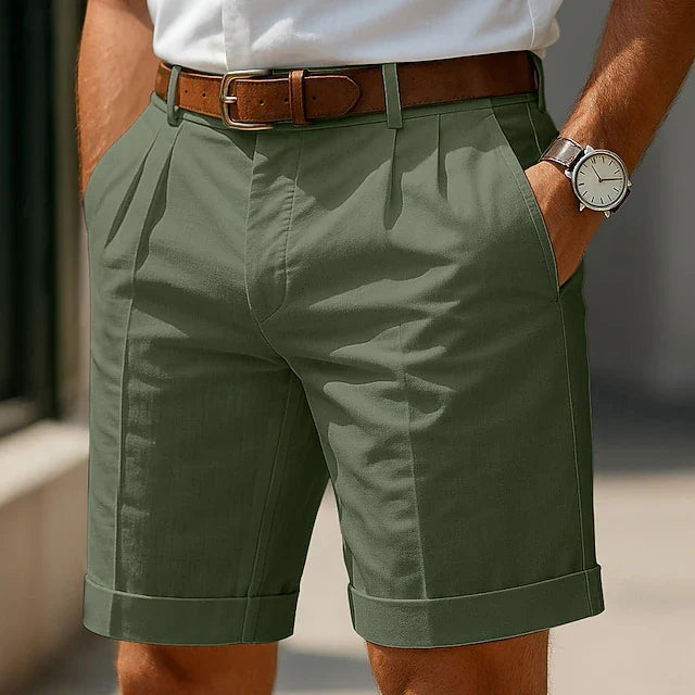 Maqiato | Men's Pleated Shorts