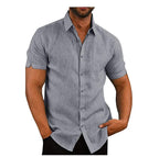 Maqiato | Men's Polyester Polo Shirt with Button Placket