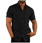 Maqiato | Men's Polyester Polo Shirt with Button Placket