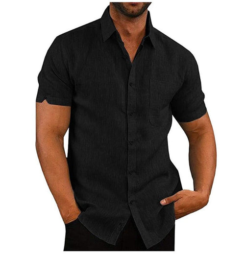 Maqiato | Men's Polyester Polo Shirt with Button Placket