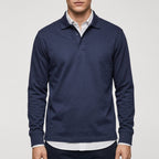 Maqiato | Men's Regular Fit Long Sleeve Polo Shirt
