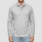 Maqiato | Men's Regular Fit Long Sleeve Polo Shirt